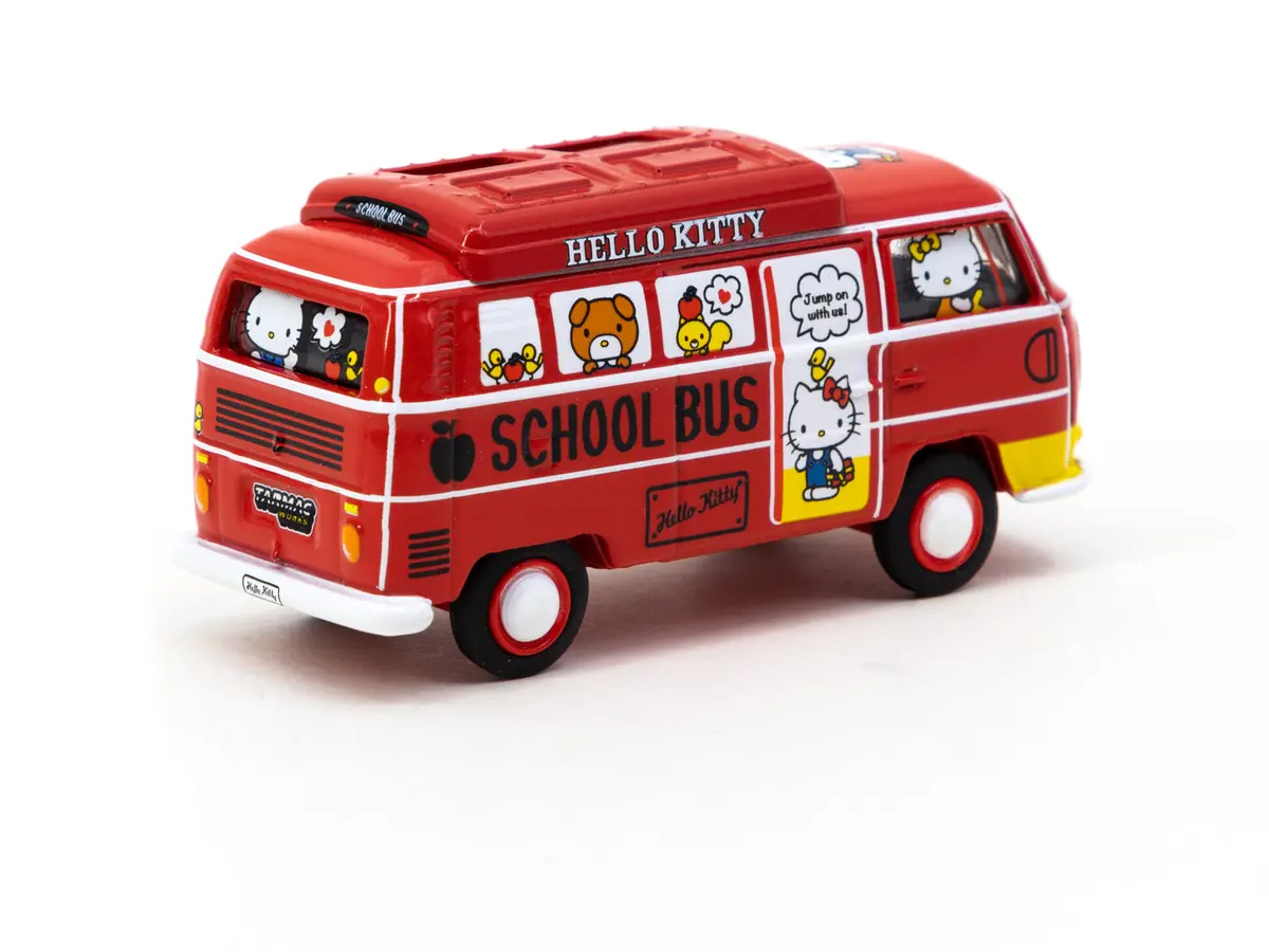 1/64 Volkswagen Type Ii (T2) Bus - Hello Kitty - Tarmac Works X Schuco Collab64 2