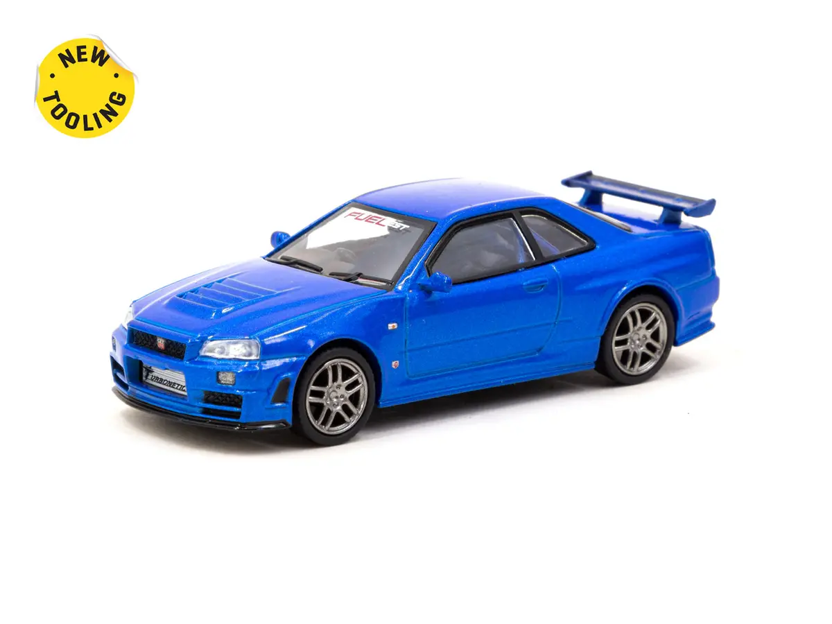 1/64 Nismo R34 Gt-R Z-Tune Fuelfest Tokyo 2023 - Tarmac Works X Schuco Collab64 1