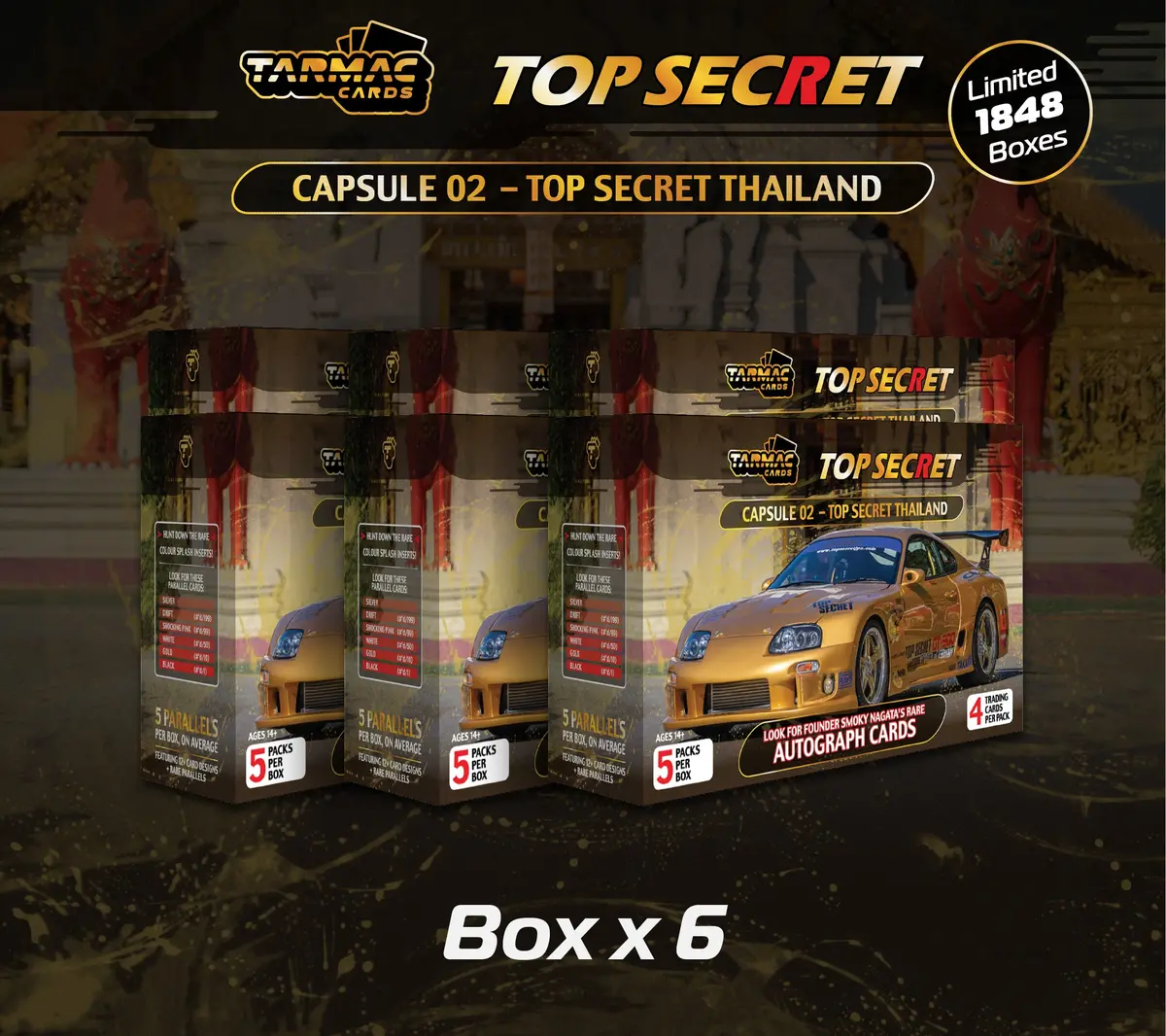 Top Secret Capsule 02 - Top Secret Thailand (Inner Case) - Tarmac Cards 1