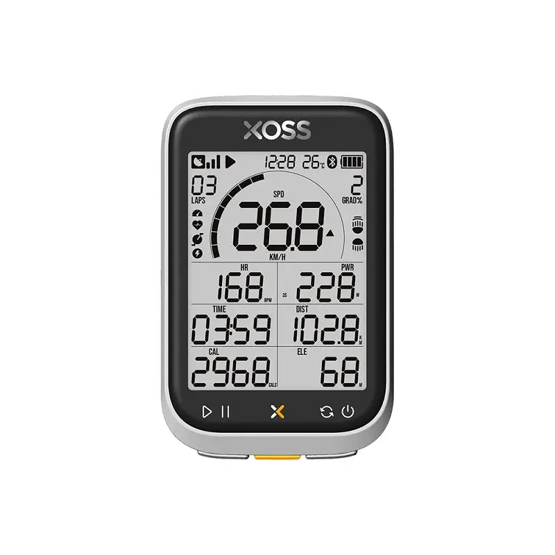 Xoss / Ryder Innovation G+ Gen 3 Gps Computer + Tag Outfront Mount 1