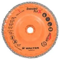 Walter 06B462 4.5" X 5/8"-11" 120 Grit Enduro-Flex Flap Disc 1