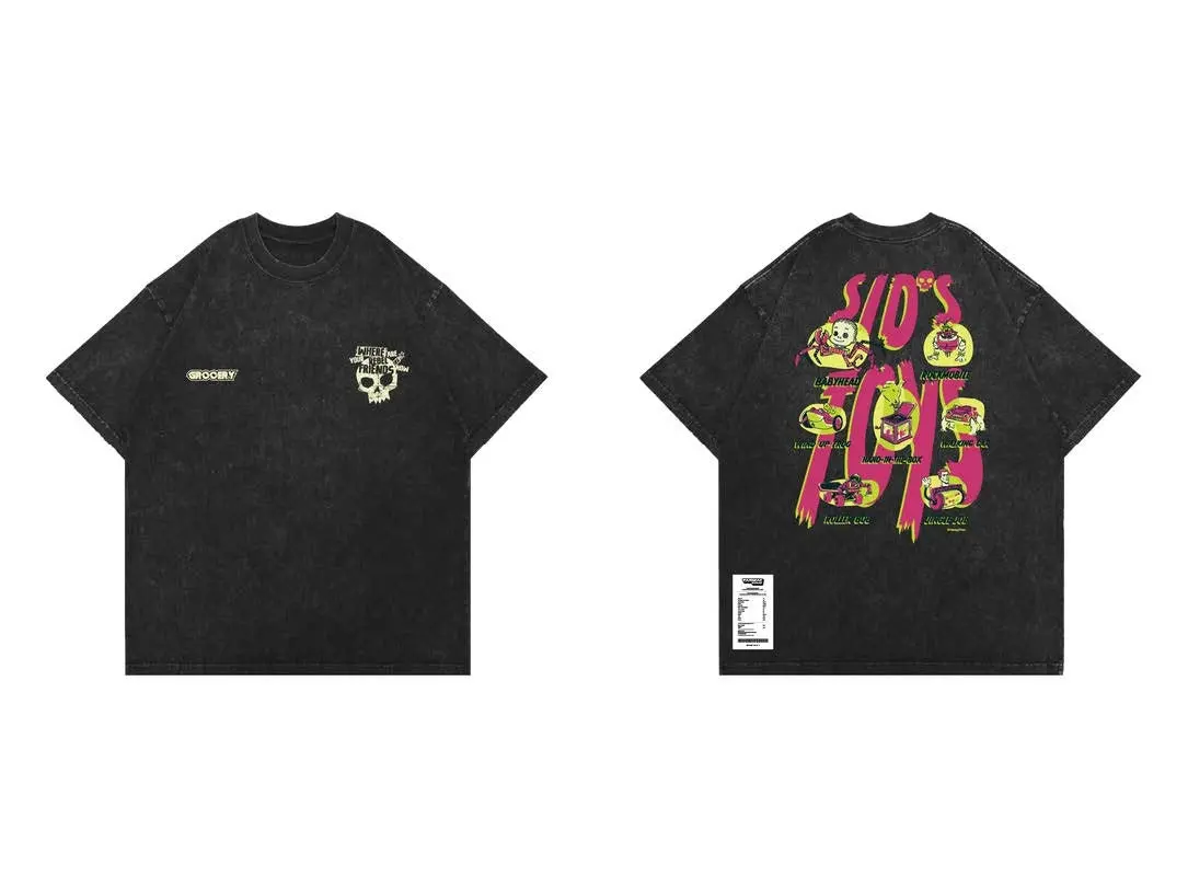 Snow Washed Sid’S Toys Invoice Tee - Tarmac Works X Grocery X Toy Story 1