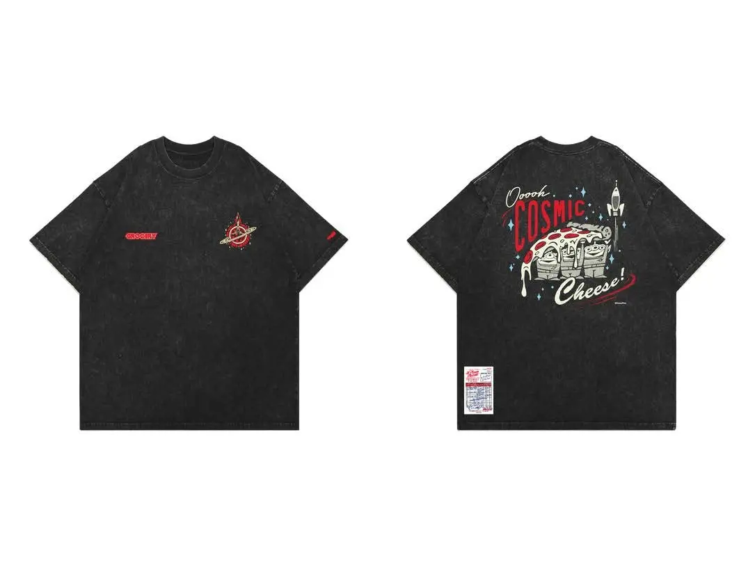 Snow Washed Cosmic Cheese Tee - Tarmac Works X Grocery X Toy Story 1
