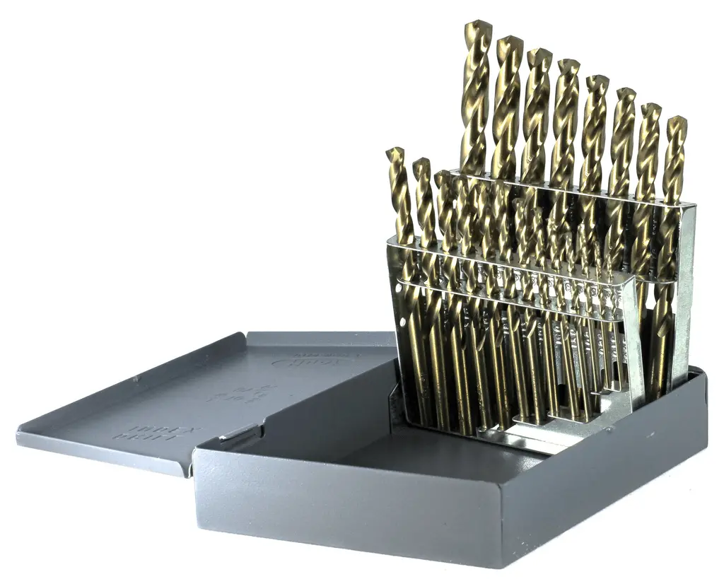 21Pc Import Cobalt Drill Bit Set 1/16-3/8 By 64Ths 1