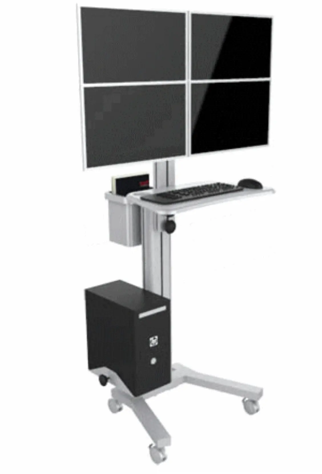 Four Computer Mobile Cart (Mct09-D) 1