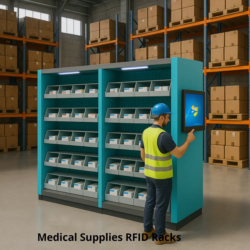 Rfid Medical Storage Rack System – Smart, Secure, Streamlined 1