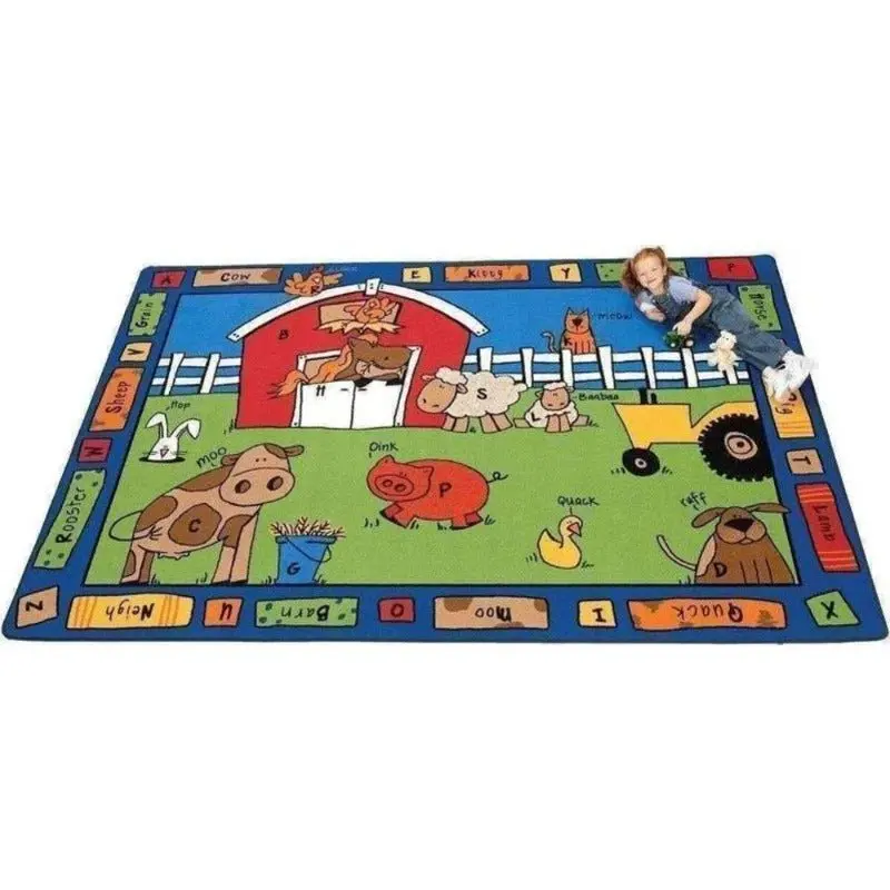 Alphabet Farm Classroom Rug 2