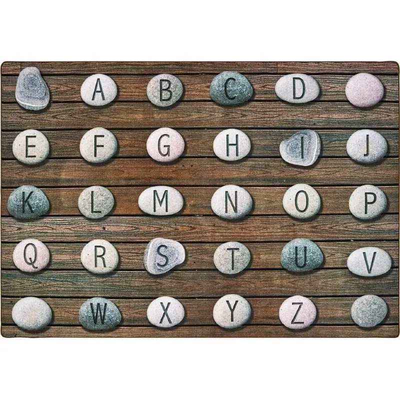 Alphabet Stones Seating Rug 1