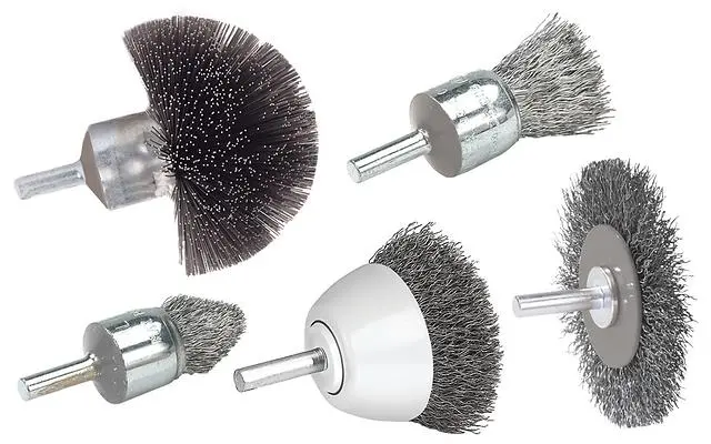 Walter 09C065 1-1/2" Allsteel™ Mounted Stainless Steel Crimped Wire Cup Brush (1 Brush) 1