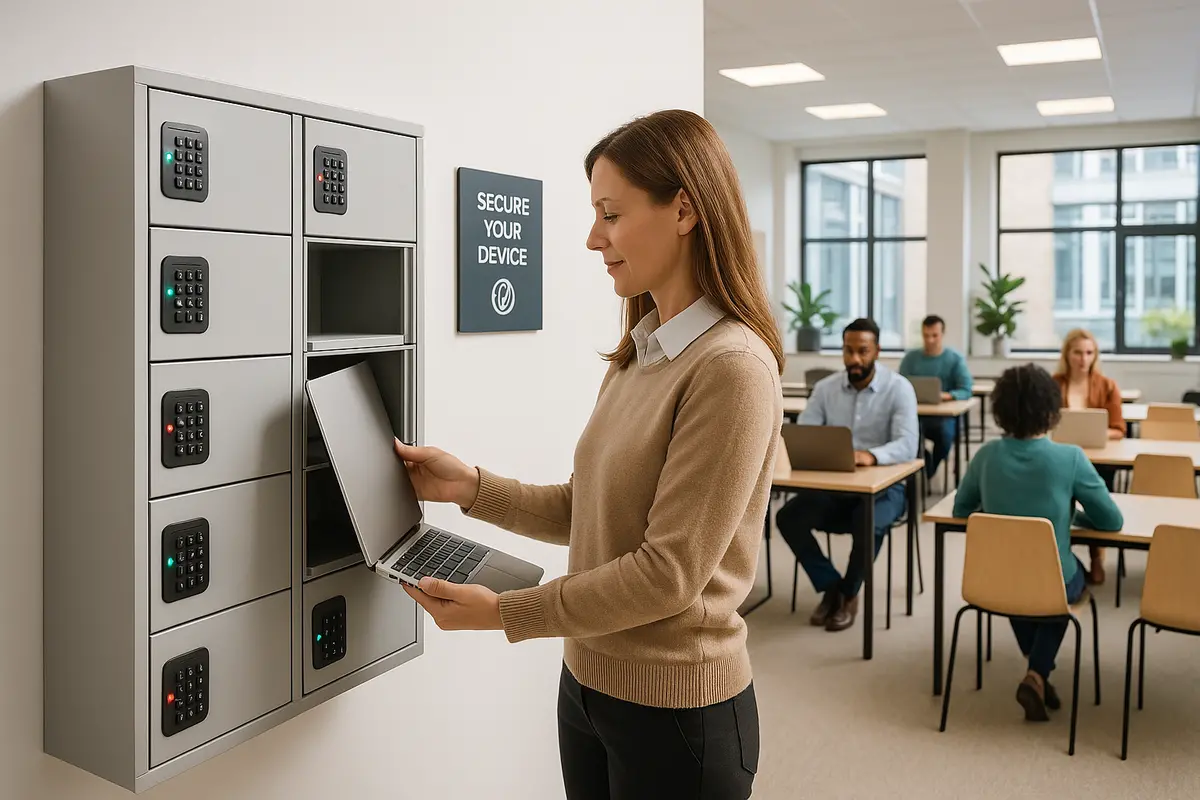 Wall-Mounted Laptop Lockers 1