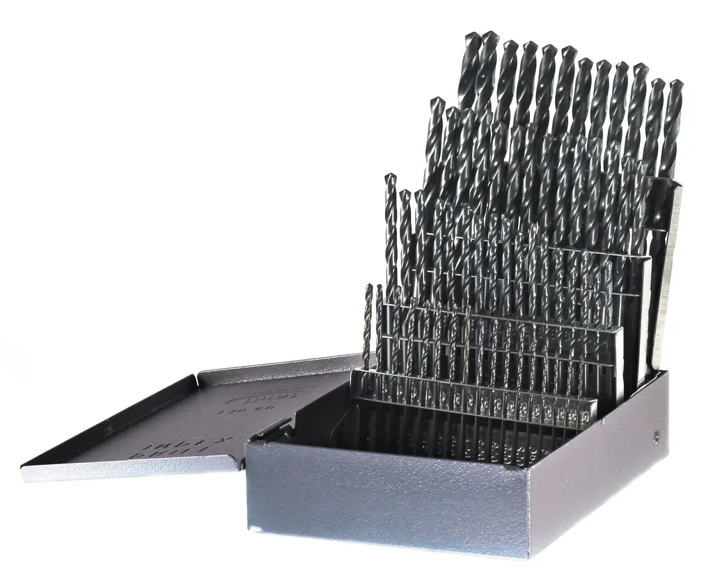 60Pc Drill Bit Set #1-#60 1