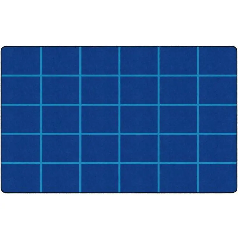 Be Bold Blue Seating Classroom Rug 3