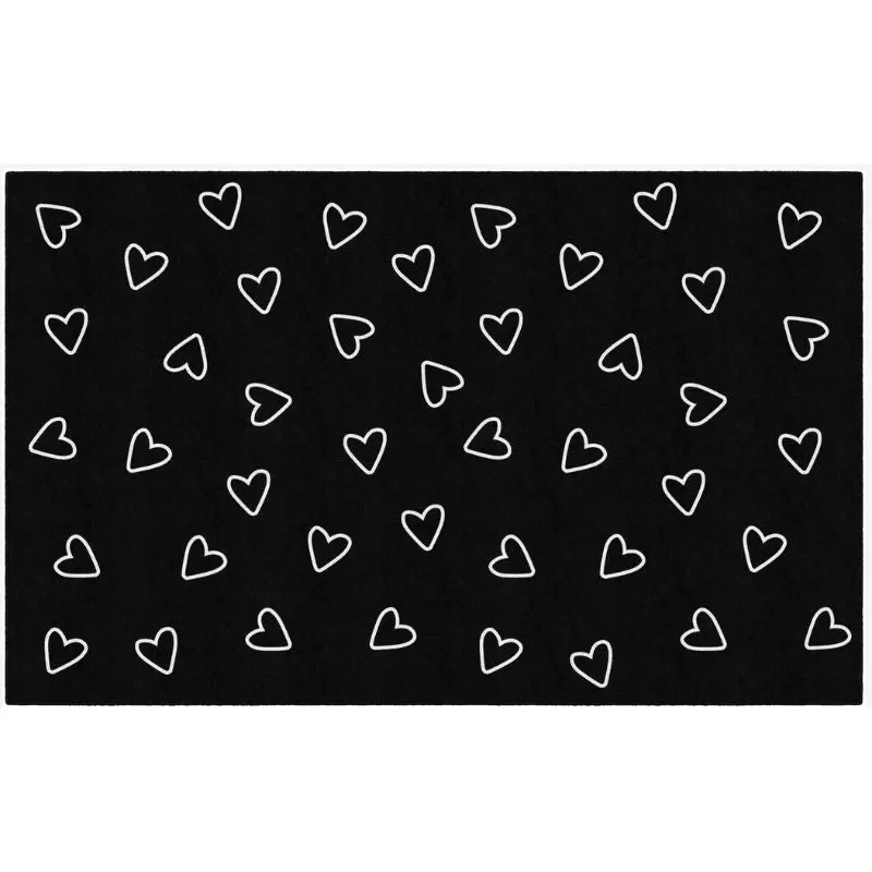 Boho Hearts Classroom Rug 1
