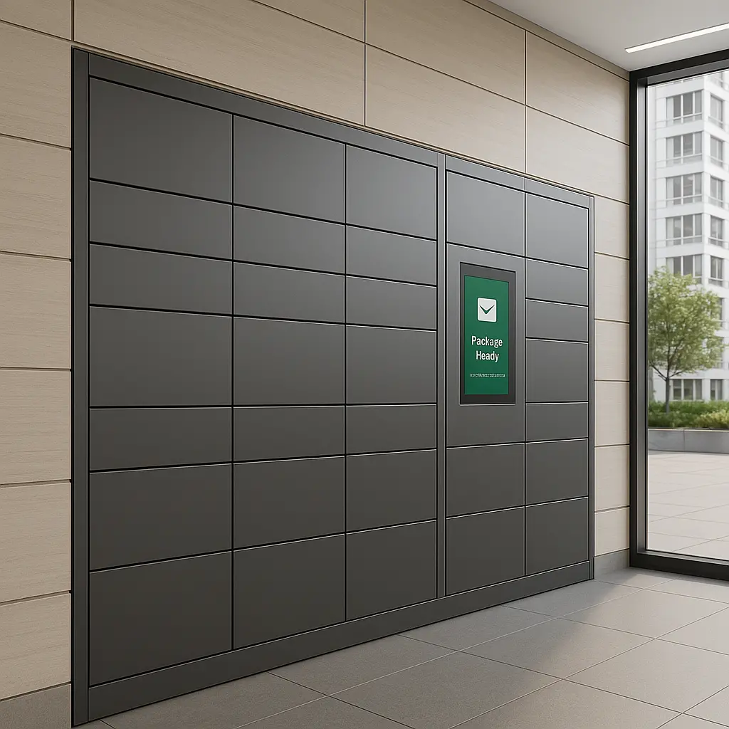 Sleek And Space-Efficient Smart Locker System For Offices 1