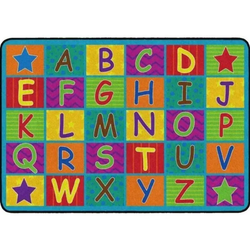 Cheerful Alphabet Seating Rug 1