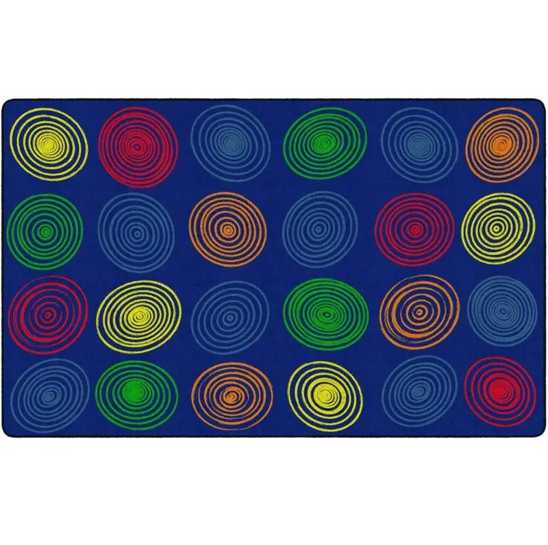 Circles Primary Seating Area Rug 2
