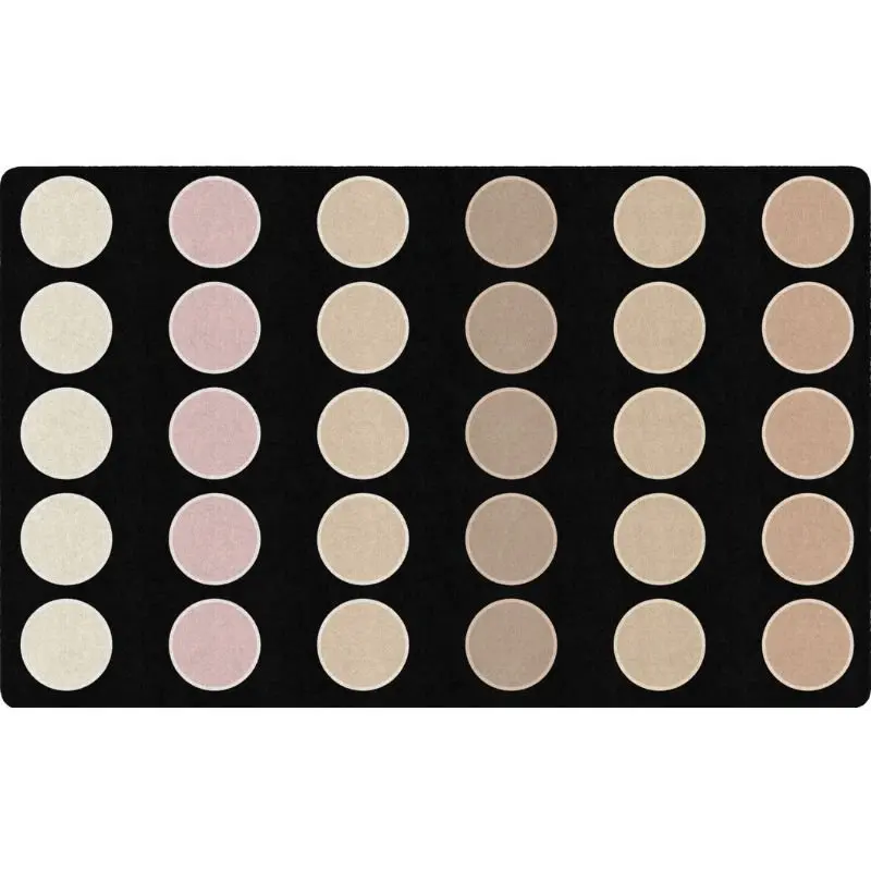 Desert Dots Seating Classroom Rug 3