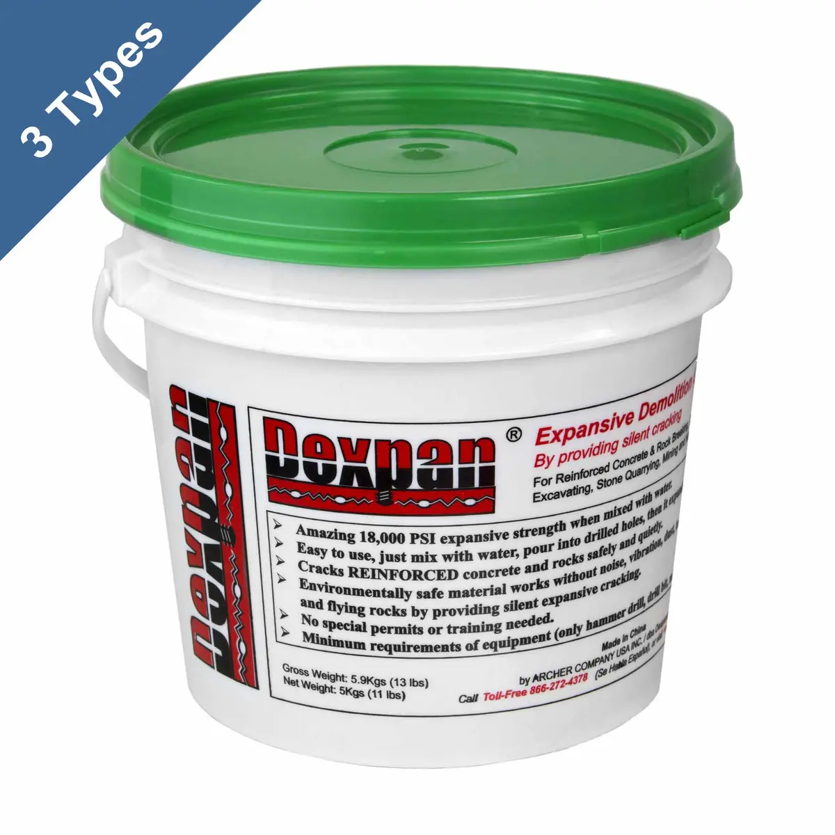 Dexpan 11 Lb. Bucket (3 Types) 1