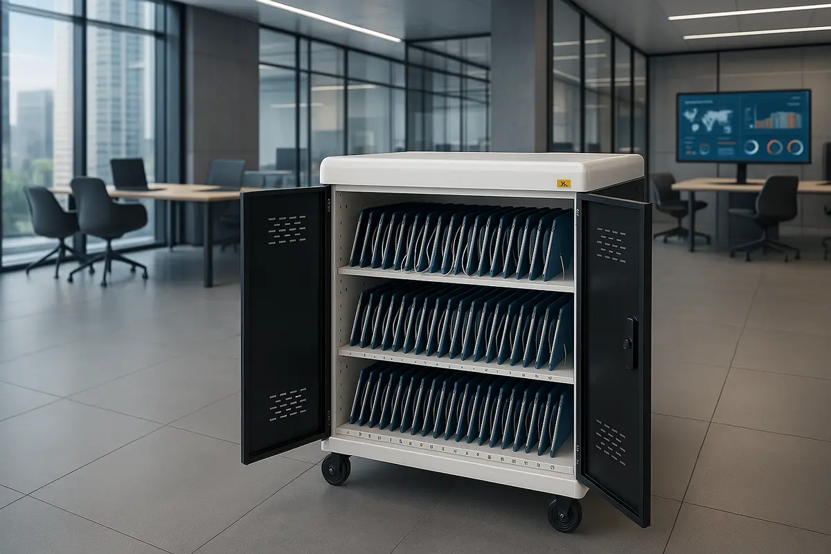 Tablet & Laptop Charging Cart 1