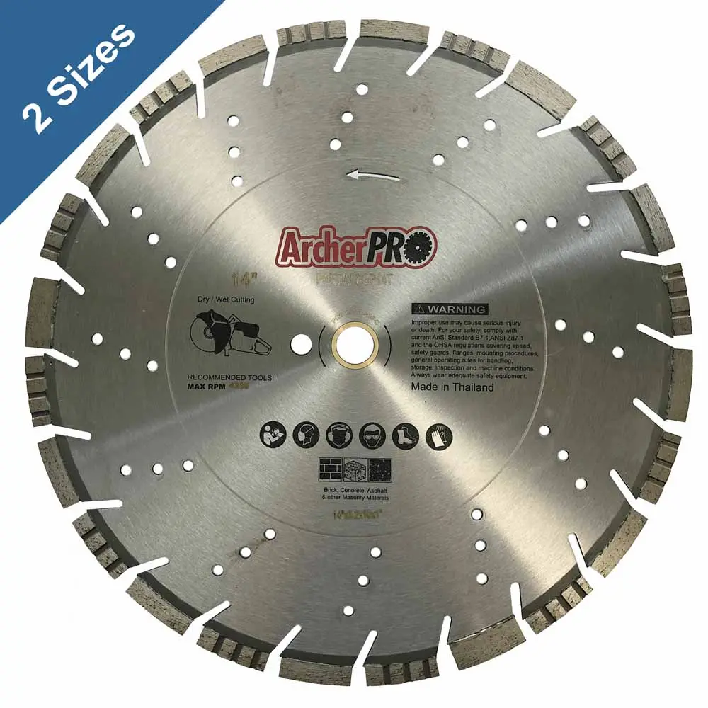 Aggressive Cutting! Turbo Diamond Blades For Multi-Purpose. (2 Sizes) 1