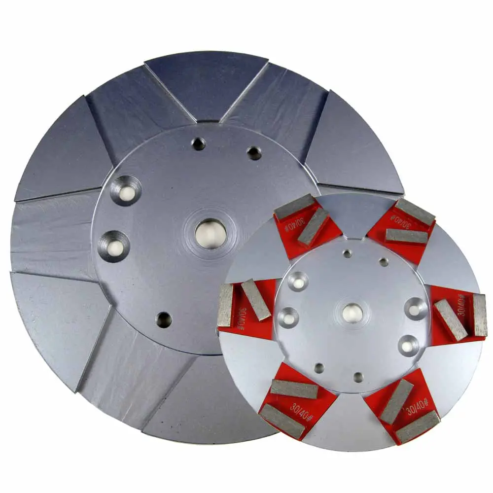 Diamond Concrete Floor Grinding Plate 10 Inch (Wedged) 1