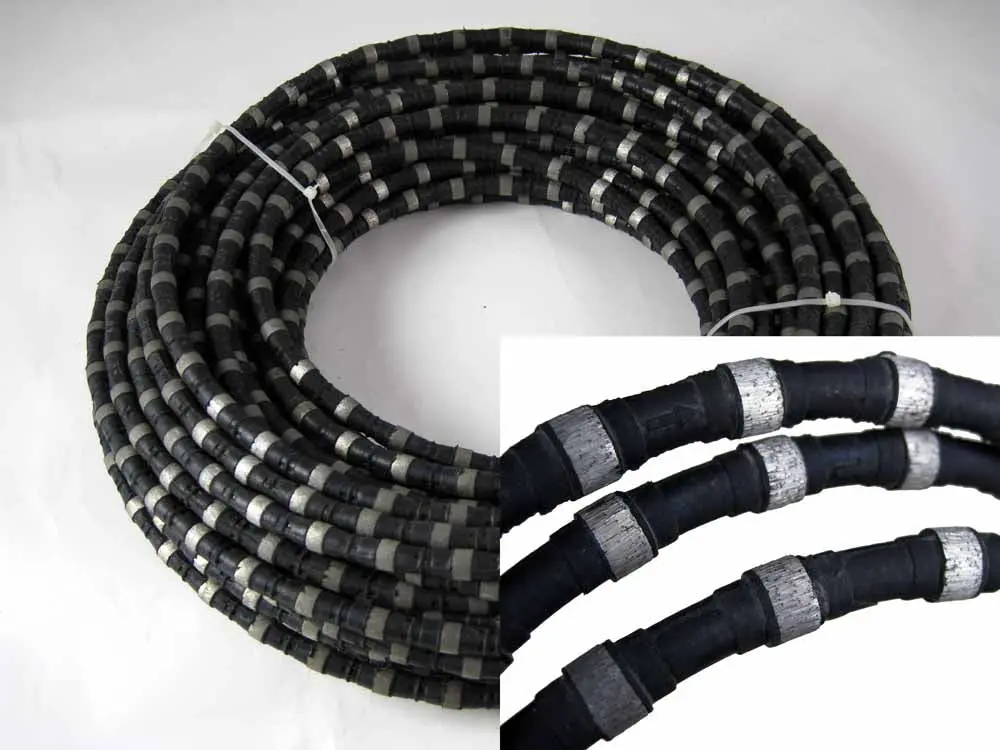 100Ft Diamond Wire For Granite Stone Quarrying And Cutting Wire Saw Machine 1