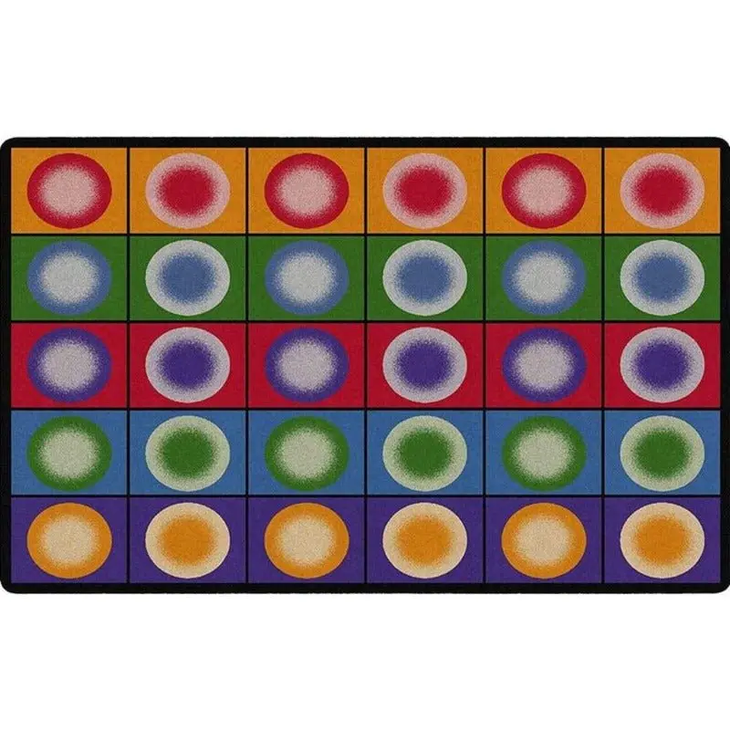 Dot Spots Classroom Seating Rug 2