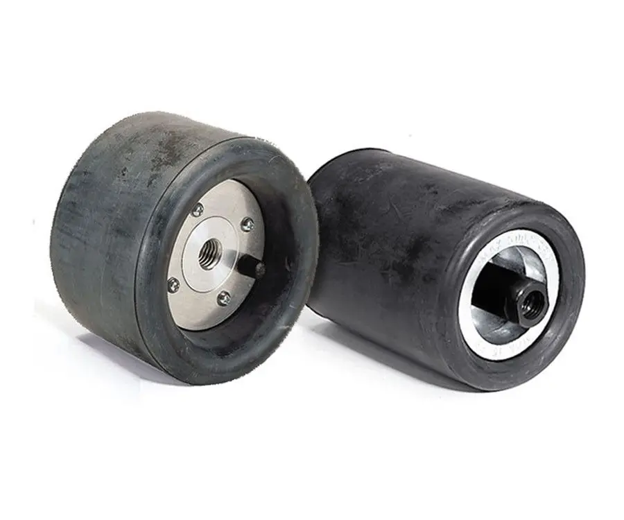 Walter 07F037 3.5" Width X 5" Diameter X 5/8"-11 Soft Pneumatic Drum 1