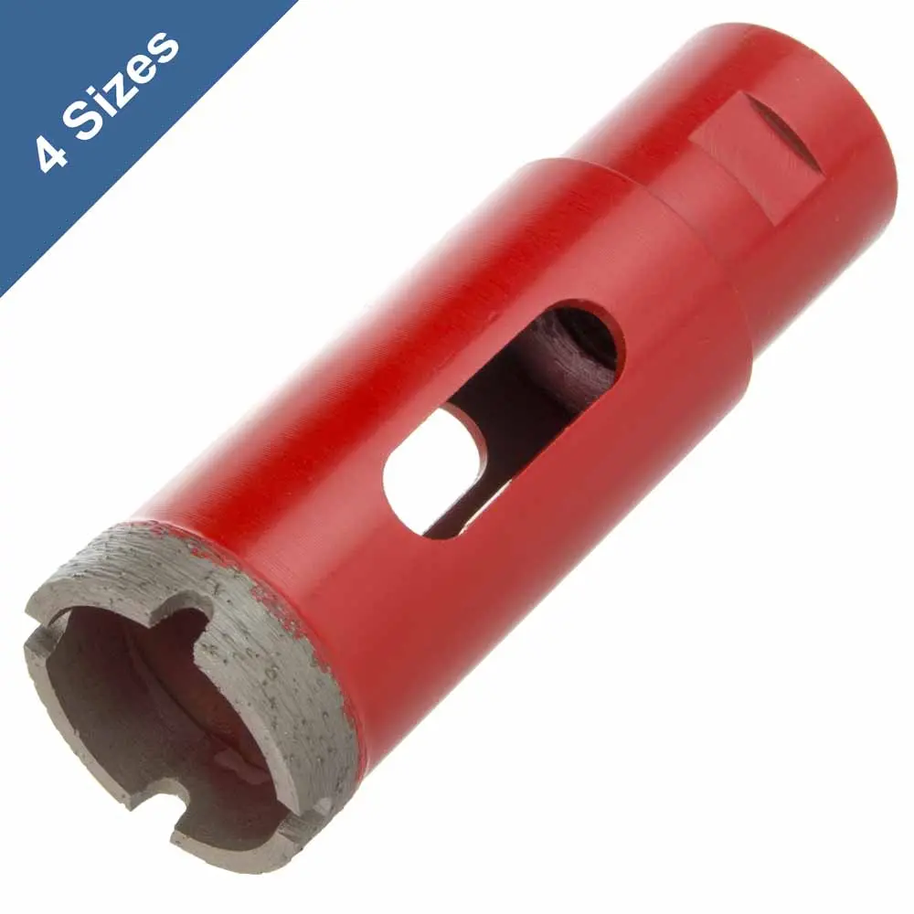 Dry Diamond Core Bits For Granite Drilling (4 Sizes) 1