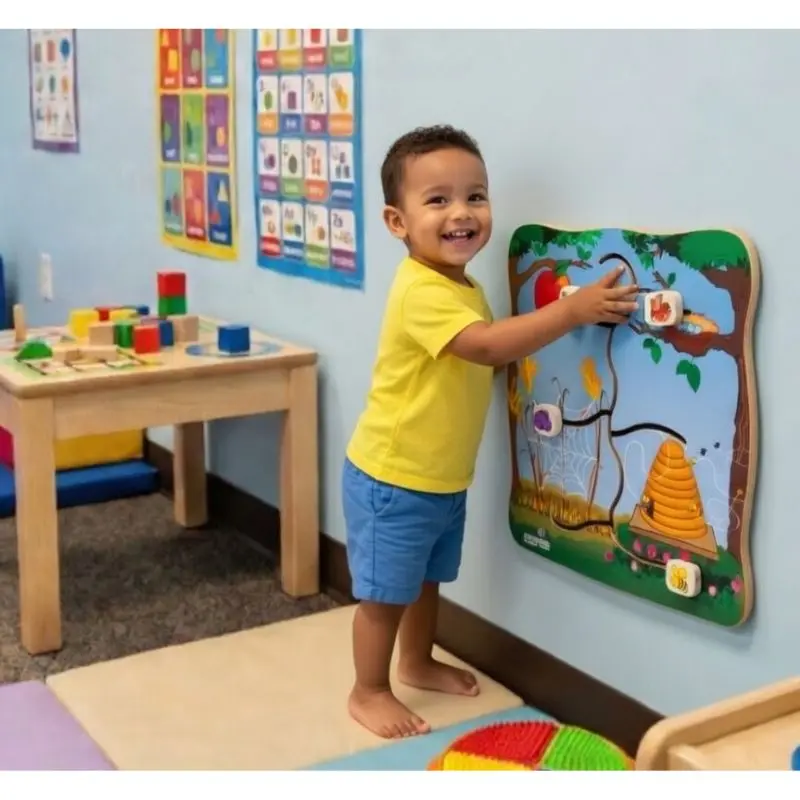 Find My Home Wall Activity Toy 1