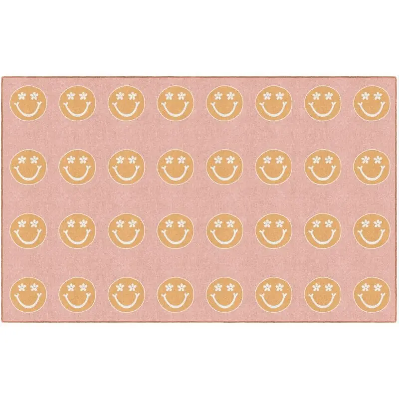 Good Vibes Happy Faces Classroom Rug 2
