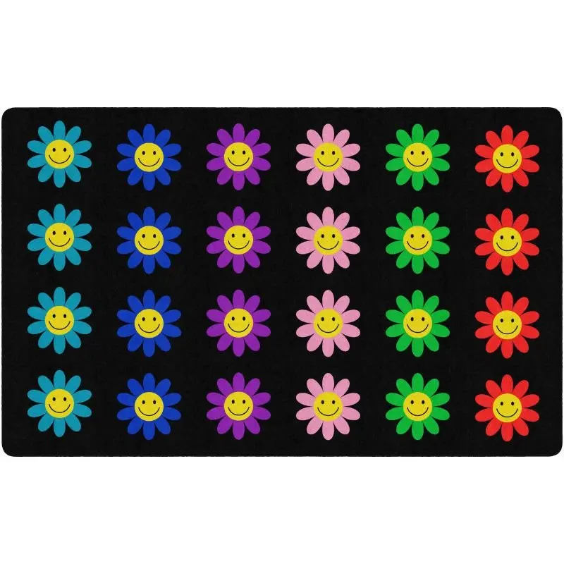 Groovy Flowers Seating Rug 2