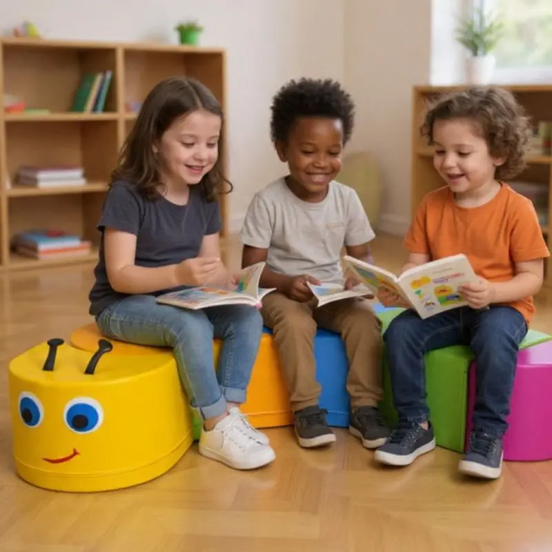 Happy Caterpillar Soft Play Seating Set 1
