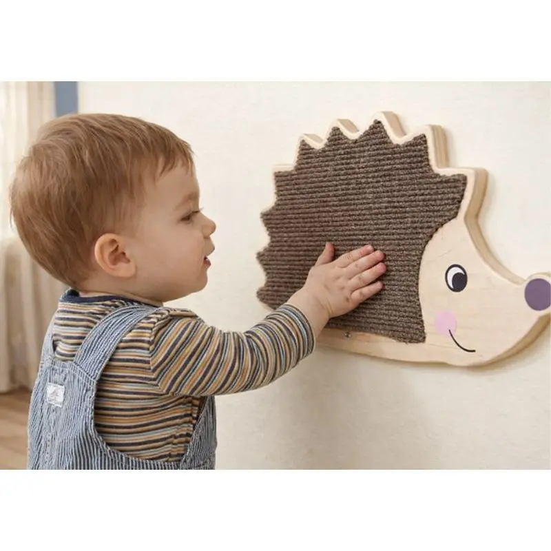 Hedgehog Sensory Wooden Wall Decor 1