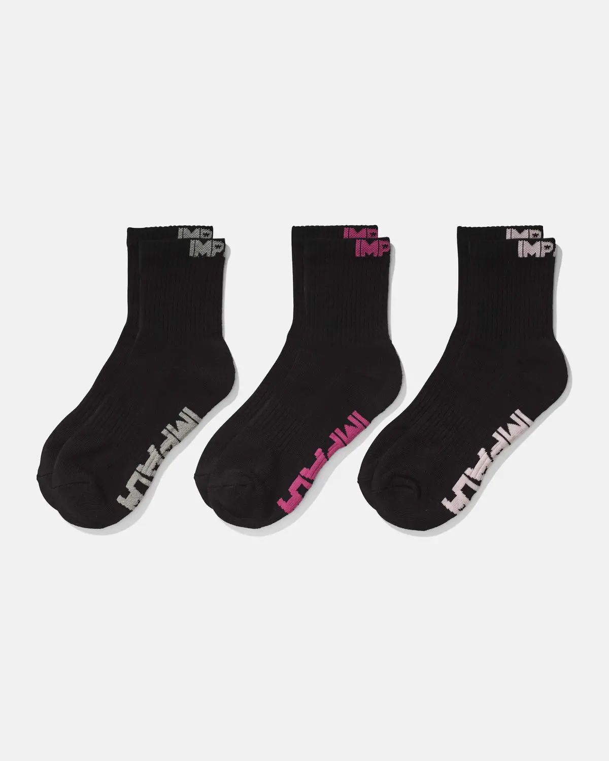 Impala Everyday Sock 3Pk - Black 1