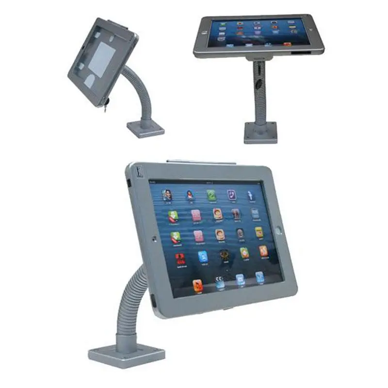 Wall / Desk Mount For  Ipad / Mini Pc (Ip7) With Goose Neck Arm For Ipad 9.7, 10.2/10.5 And 12.9 1
