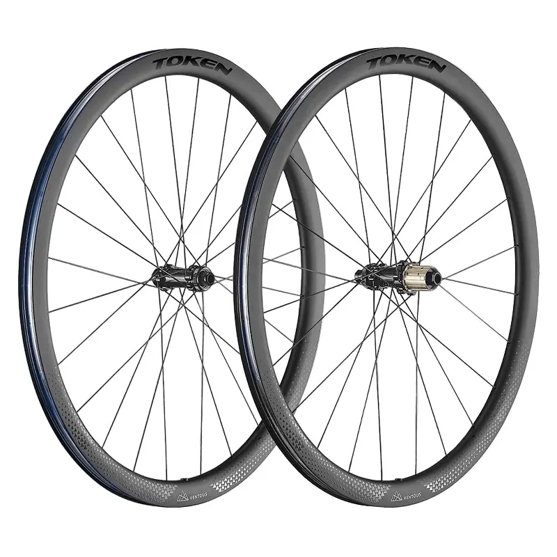 Token Ventous Carbon Disc Brake Road Wheelset 1