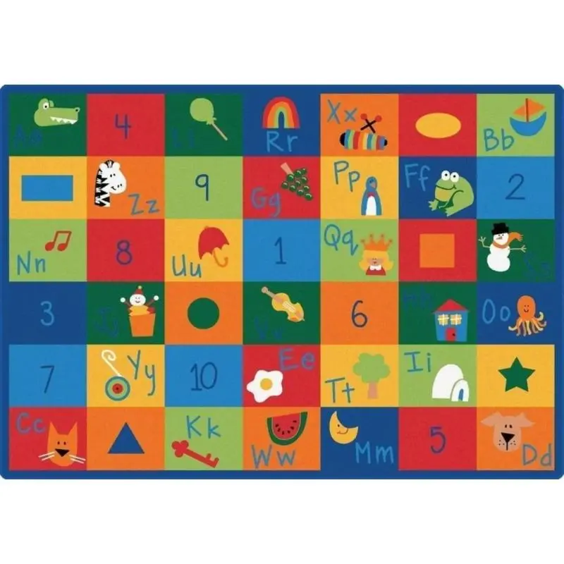 Learning Blocks Classroom Rug 1