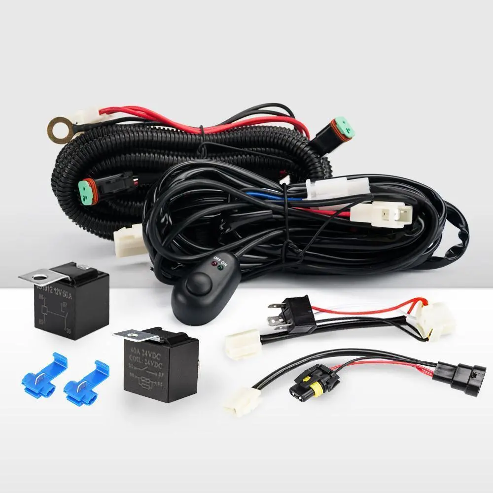 Led Light Wiring Harness Relay Kit 1