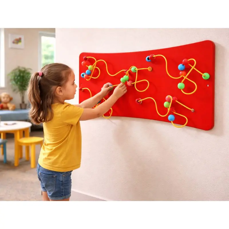 Loco Motion Wire & Bead Wall Toy 1