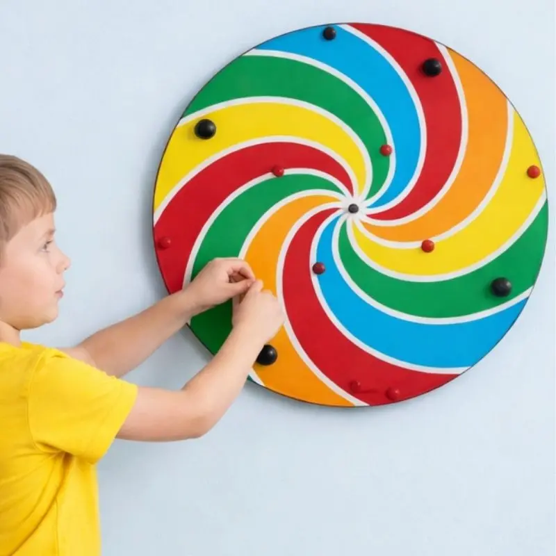 Lollipop Pinwheel Wall Activity Toy 1