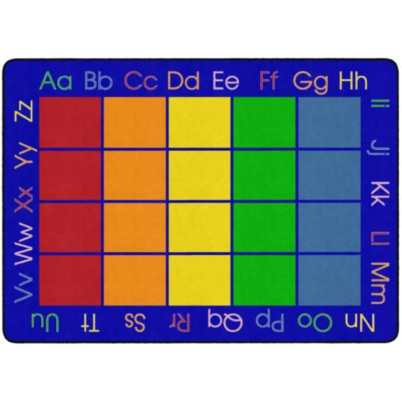 My Rainbow Abc's Classroom Rug 1