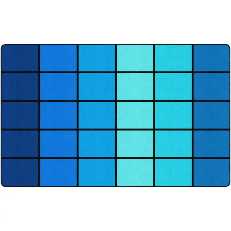 Ocean Blues Classroom Seating Rug 3