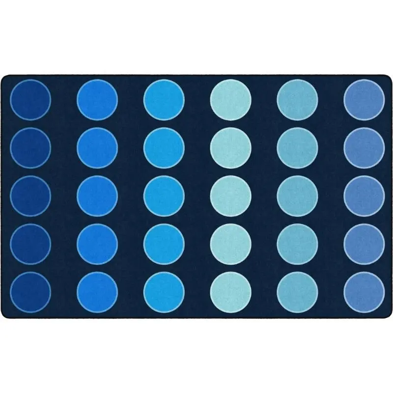Ocean Dots Classroom Seating Rug 4