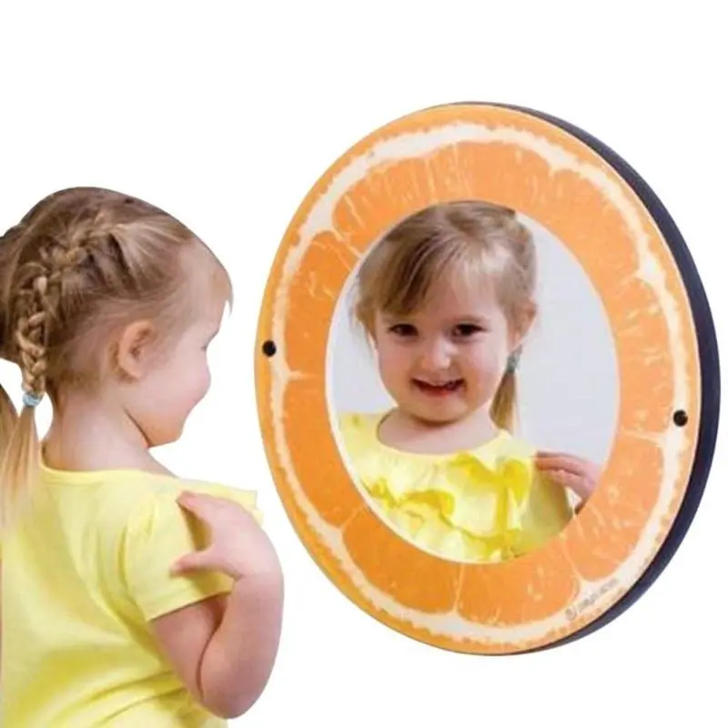 Orange Theme Wall Mirror 1