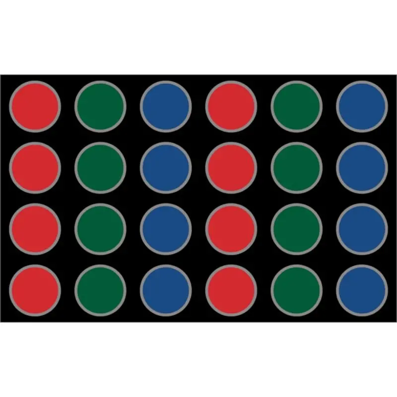 Primary Big Dots Seating Rug 1