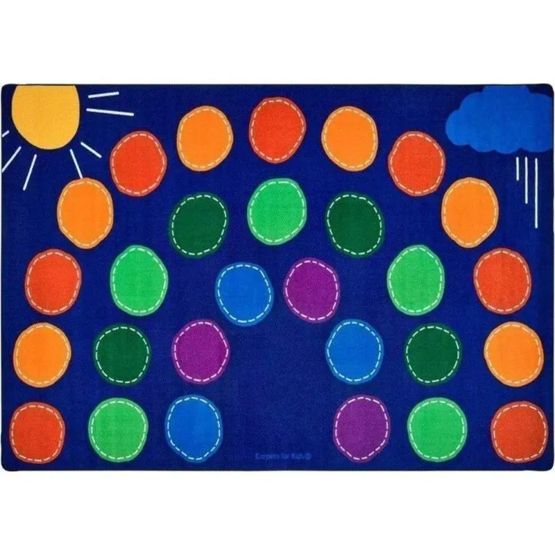 Rainbow Arch Seating Classroom Rug 1