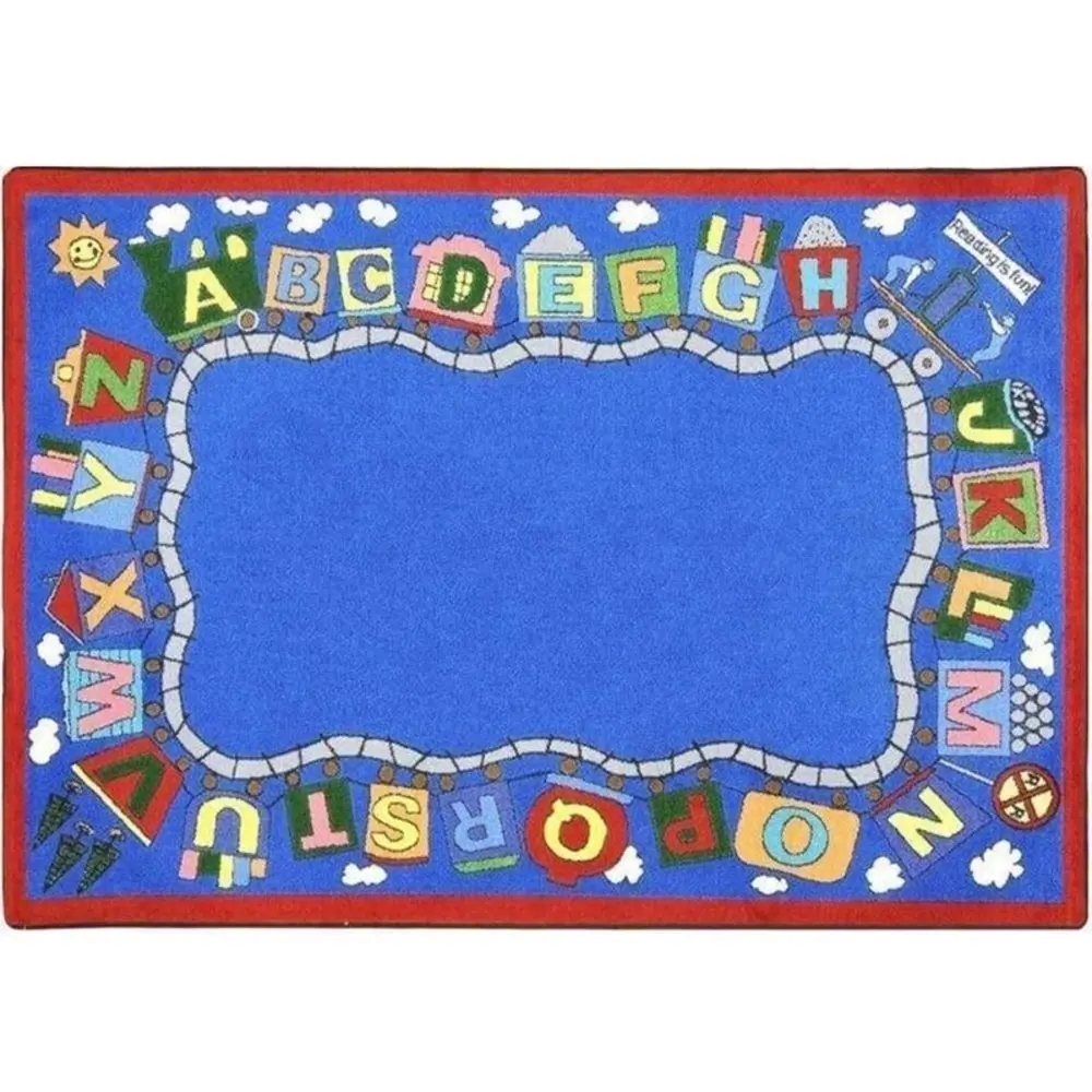 Reading Train Alphabet School Rug 1
