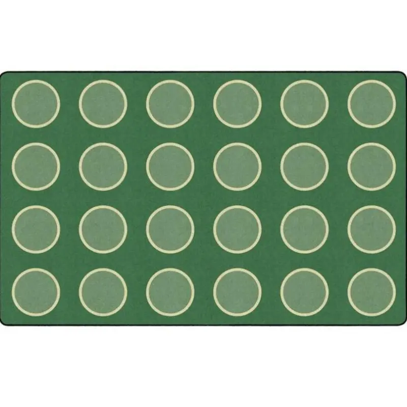 Sage Circles Seating Rug 1