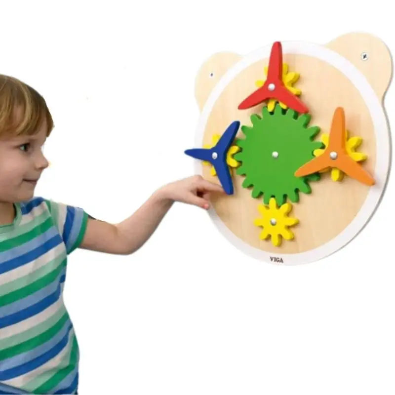 Spinning Pinwheels Sensory Wall Toy 1